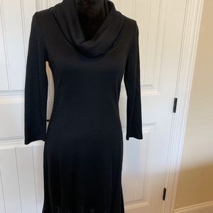 Black jersey dress